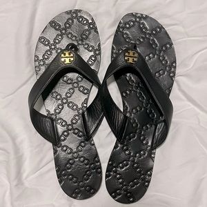 Tory Burch black flip flops
